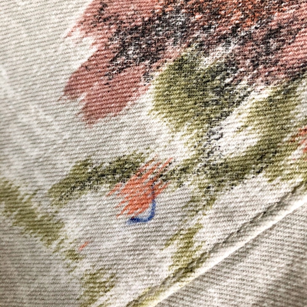 Anthropologie Floral Jeans - Picture 6 of 7